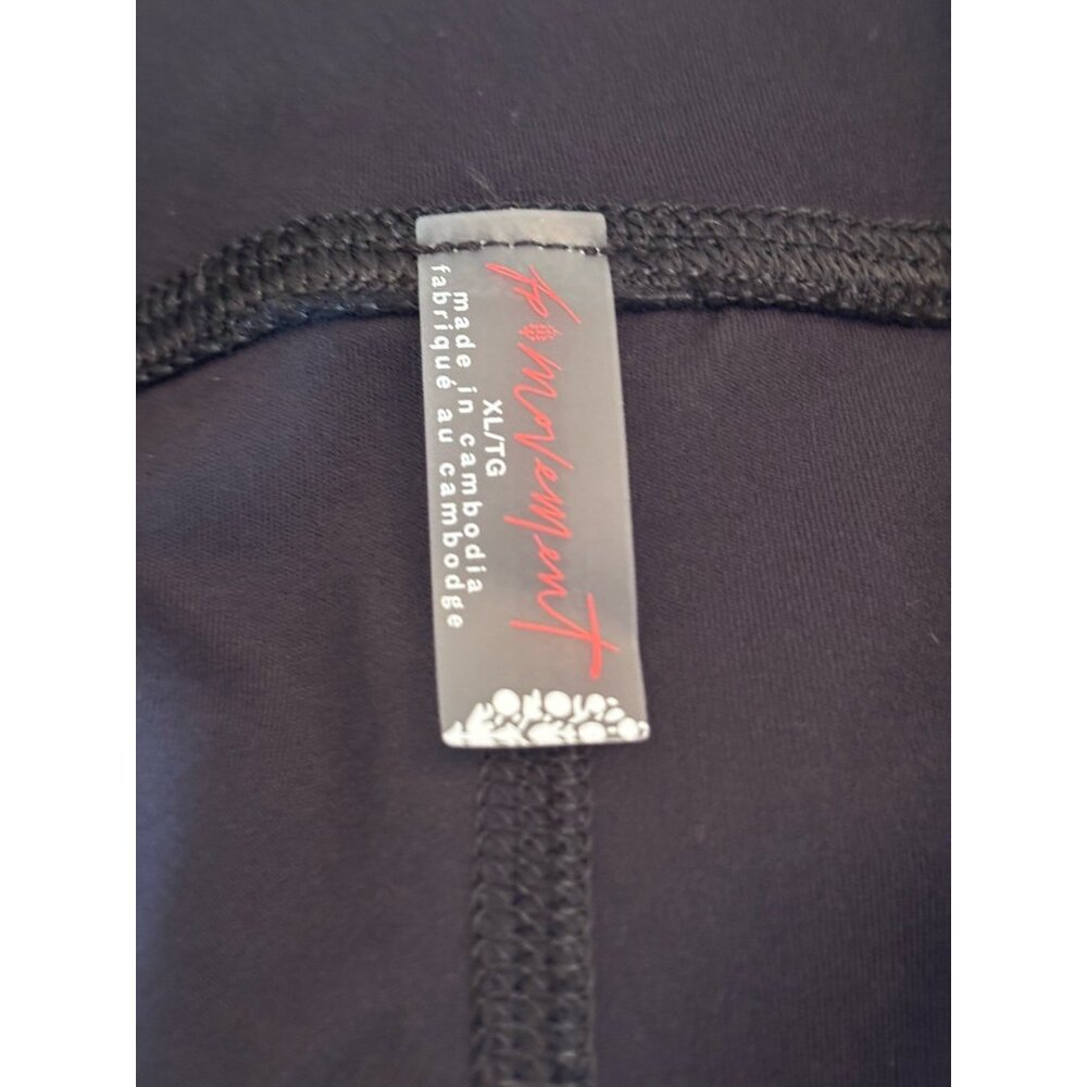 NWT Free People Movement Size XL Never Better Capri Leggings Black - Picture 5 of 6